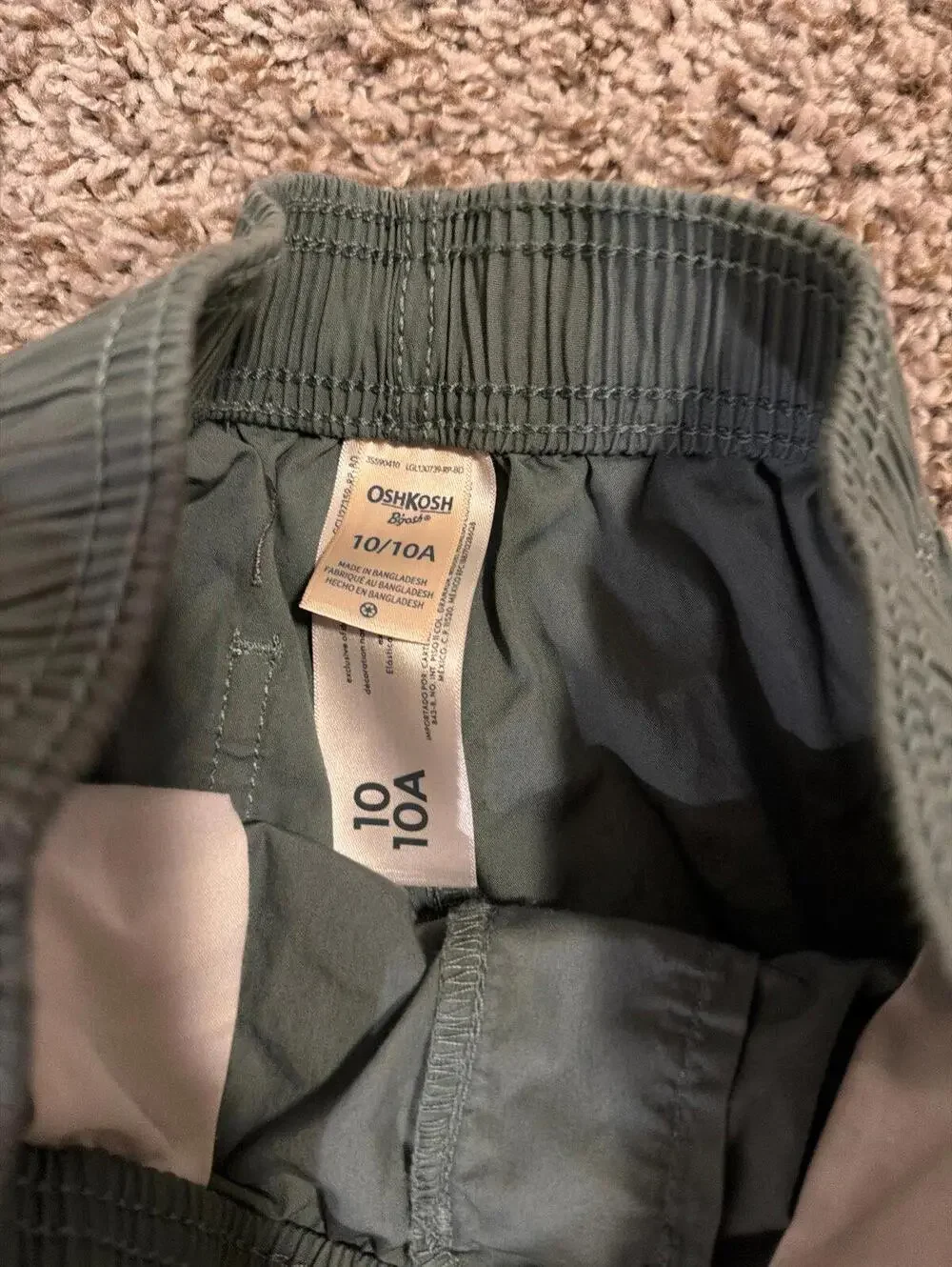 OshKosh Bgosh green cargo